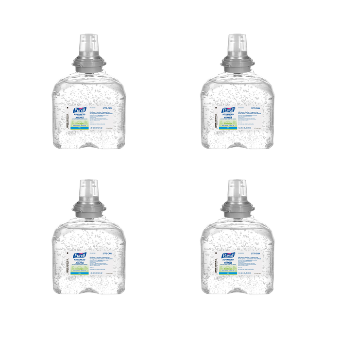 Purell Advanced Gel Hand Sanitizer Recharge TFX, 70 % d'alcool Code 5770 1200 ml 4/caisse
