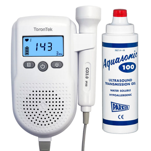 Torontek R88 Fetal Heart Monitor with 250 ml Gel - English Edition