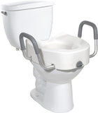 Premium Plastic Raised & Elongated Toilet Seat with Lock - SpaSupply