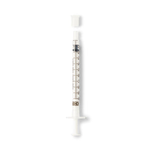 BD 305219 Oral Syringe W/Tip Cap, Clear 10 mL  (100/Bx)