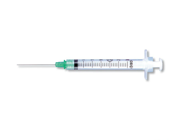 BD 305269 Integra™ Retracting Safety Syringe with BD™ Tru-Lok Technology Needle | 3mL | 25G x 5/8