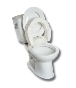 4" Hinged Raised Toilet Seat MHHRT Elongated