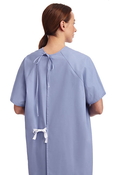 Robe de nuit pour patient (paquet de 6)