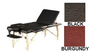 Table de massage en bois portable de base (3 sections)