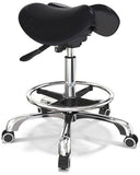 Saddle Task Stool without backrest, air lift adjustable height