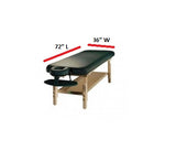 Super Comfort Ultra Stable 1 Section Stationary Massage Table Extra Wide