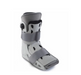 Standalone angled view of the grey Aircast AirSelect Short Walking Boot, an orthopedic brace designed to provide secure protection and support for foot and ankle injury rehabilitation.