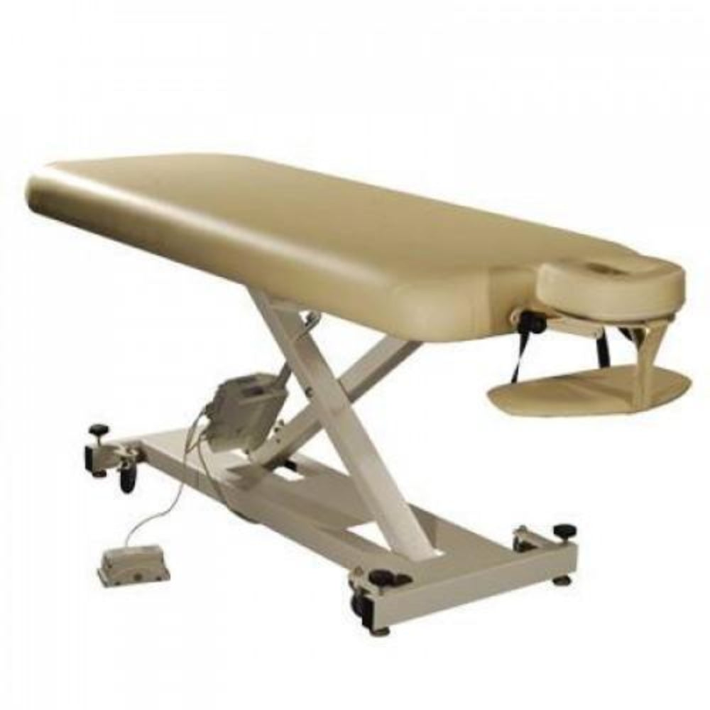 Athena Classic Electronic Massage Table heavy duty lift frame and lockable wheels