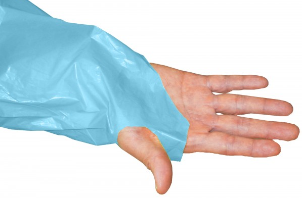 Disposable Gown Cast Polyethylene With Thumb Loops (50/Case)