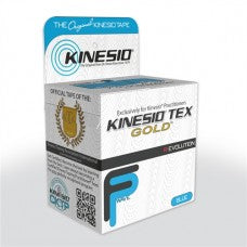 Kinesio-Tex Gold Tape FP Single Roll - 2" x 16.4' Blue Color (2 Rolls)