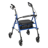 Drive Adjustable Height Rollator, 6" Casters