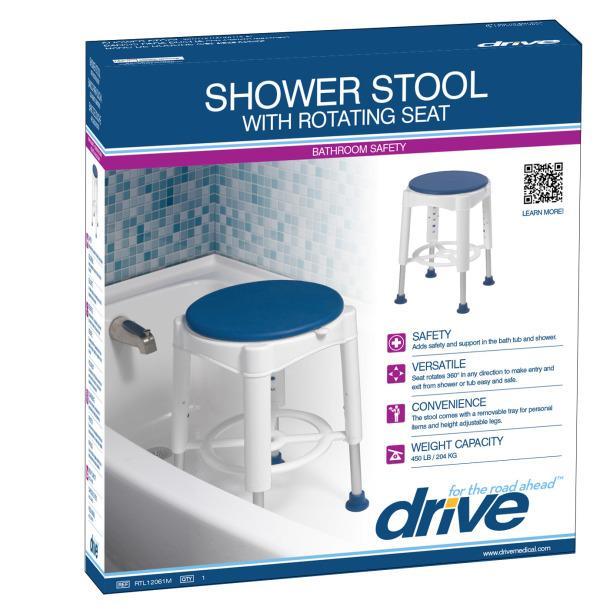 Drive Swivel Seat Shower Stool - SpaSupply