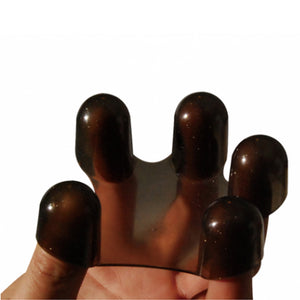 Outil de massage des doigts bruns 2pc/boîte