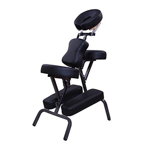 Chaise de massage pliante portable en métal Choice - Noir