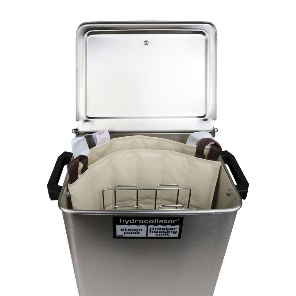 Chattanooga E-1 Hydrocollator with hot packs inside