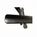Close-up view of the adjustable side armrest on the Series Stationary Chiropractic Drop Table 260, providing comfortable and secure positioning for patients during prone treatments.