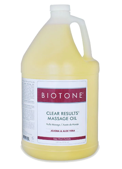Biotone Clear Results Massage Oil 1 Gallon