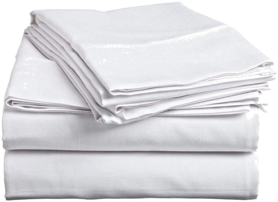 Drap de spa plat 56 po L x 90 po L T-200 poly-coton (paquet de 12)