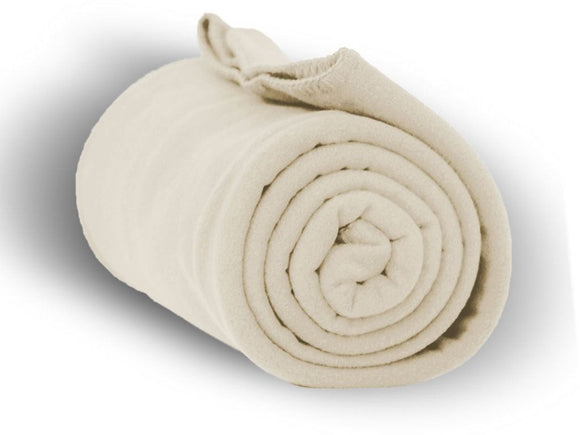 Polar Fleece Blanket Twin XL (Cream)