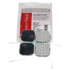 Durastick Electrodes 2" x 2" Square 42190 (2 Packs of 4 Pads)