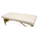 Fitted Massage Table Sheet Flannel White - Each - Fit Table 76"L x 30"W