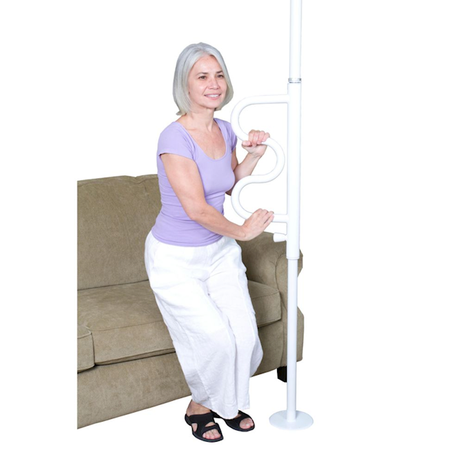 Stander Security Pole & Curve Grab Bar 1100