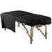 Flannel 3 Piece Massage Table Set - Black - SpaSupply