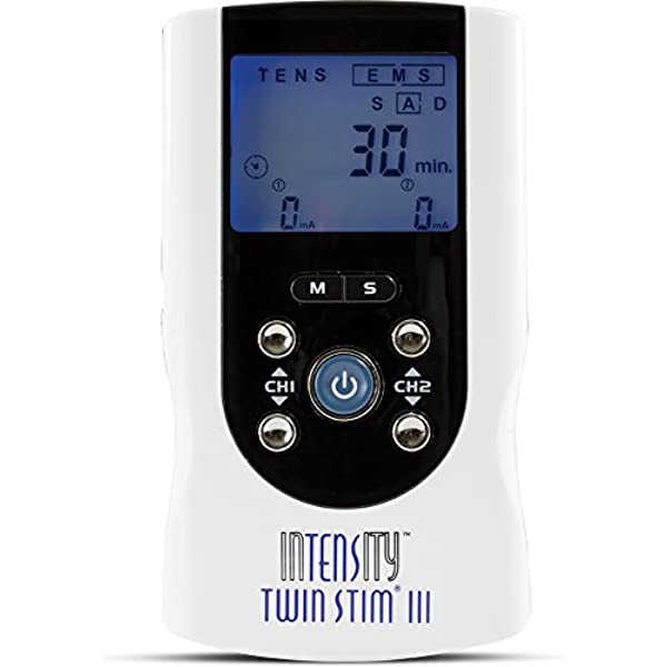 InTENSity Twin Stim III Unité combinée numérique TENS et EMS + adaptateur secteur gratuit inclus