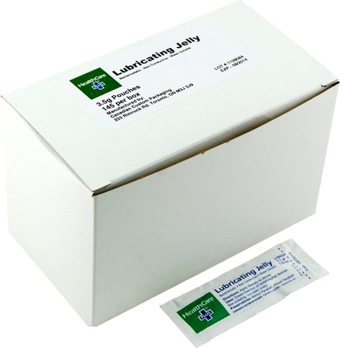 Gelée lubrifiante - HealthCare Plus - 3,5 g dose unique (145/boîte) - PACK DE 2