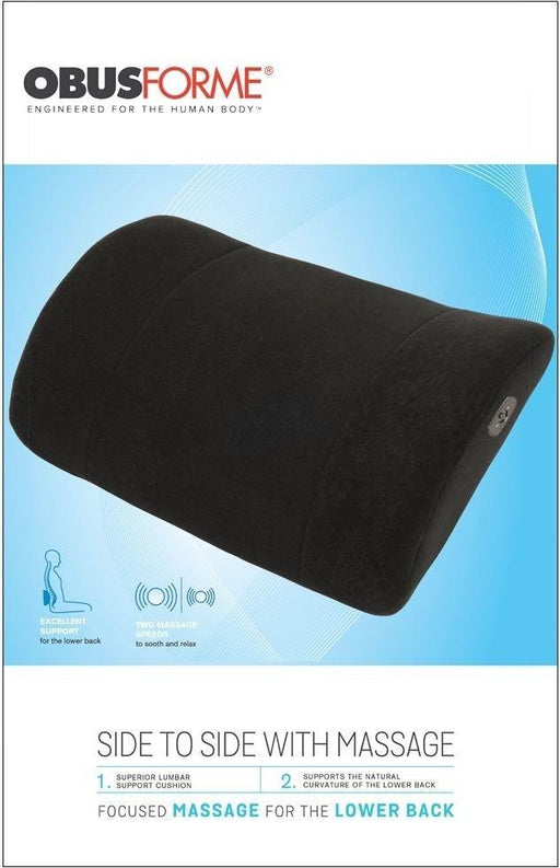 ObusForme Side to Side Lumbar Cushion with Massage - SpaSupply