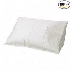 Housse de taie d'oreiller en papier de soie jetable 21X30 100/CS Blanc