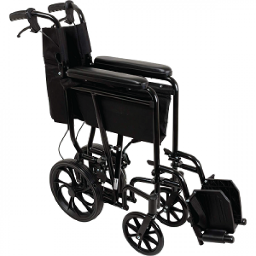 ProBasics Aluminum Transport Chair with 12" Wheels