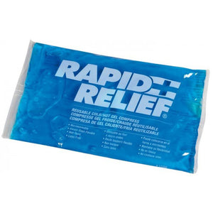 Rapid Relief Reusable Hot & Cold Gel Compress  Size 9"x11" (2 Pack)