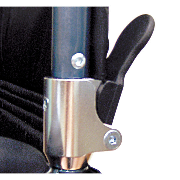 Deluxe Fly-Weight Aluminum Transport Chair with Removable Casters RTLFW19RW-RD