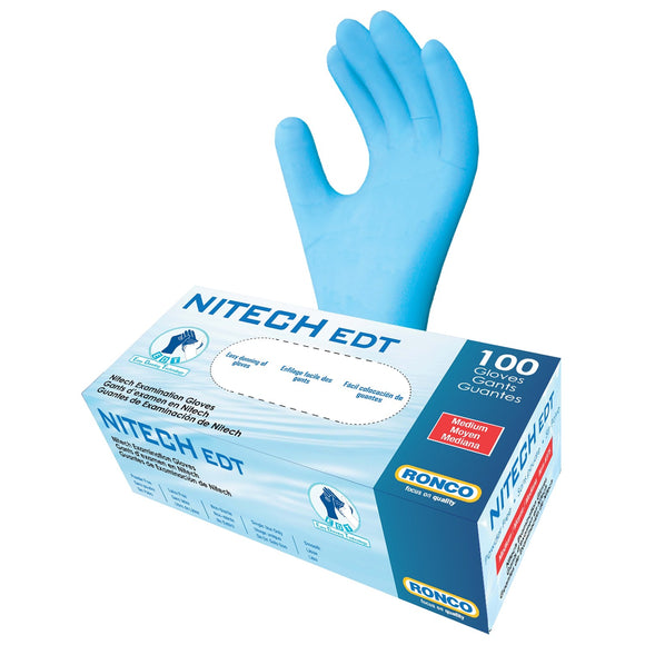 NITECH EDT Gants d'examen Nitech 5 mil (1000/boîte)