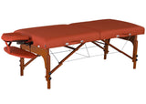 Paquet de table de massage portable en mousse à mémoire de forme Santana, rouge montagne, 31 pouces