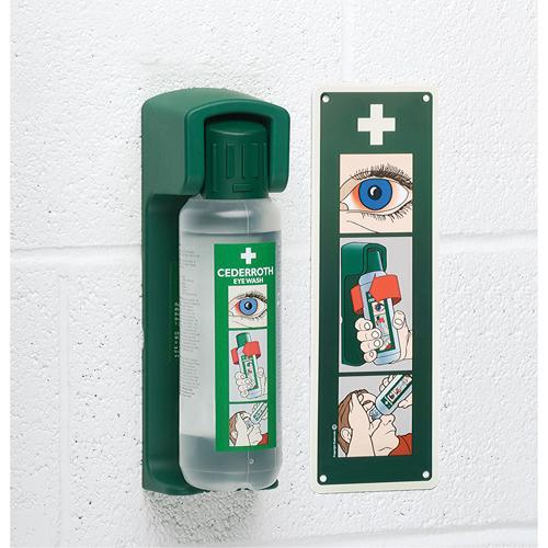 Cederroth Eye Wash 500mL Wall Bracket (2 pack)