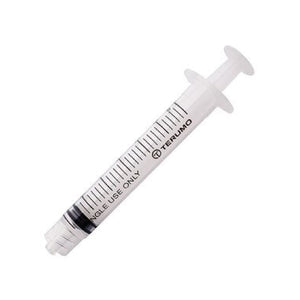 Terumo Syringe Only 3 cc/ml 100/Box Luer Lock-3cc-Ref # SS-03L