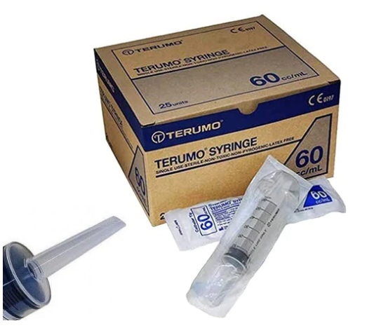 SS-60C Terumo 60cc Catheter Tip Syringe - 25 per Box