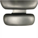 Top-down view of the ergonomic headpiece on the Stationary Chiropractic Drop Table 260, featuring thick, comfortable cushioning designed to support the patient's face and cervical spine.