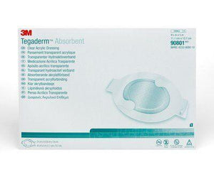 3M Tegaderm Absorbent Clear Acrylic Dressing, Medium Oval - SpaSupply