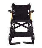12" Wheel Transport Chair Yellow: MHTC12BYE