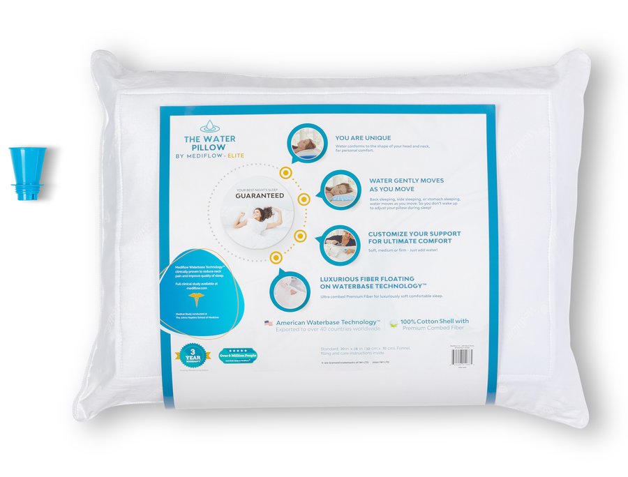 The Water Pillow by Mediflow Elite Premium Fiber therapysupply
