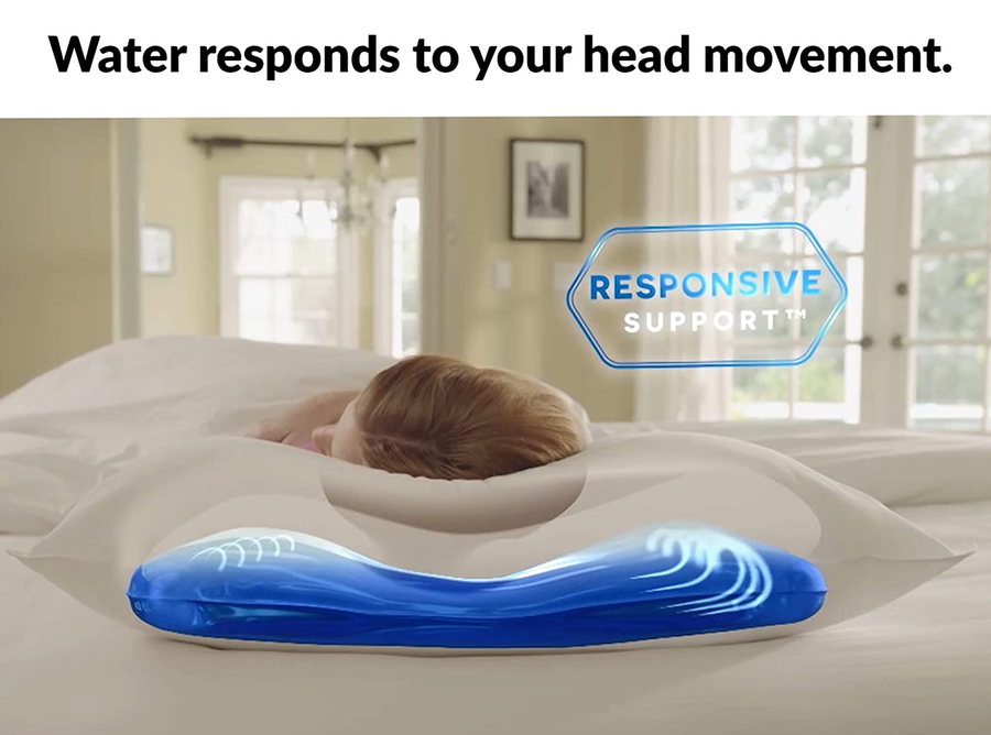 The Water Pillow by Mediflow - Elite Premium Fiber