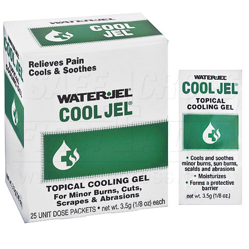 Water-Jel, Cool Jel, 3.5 g, 25/Box