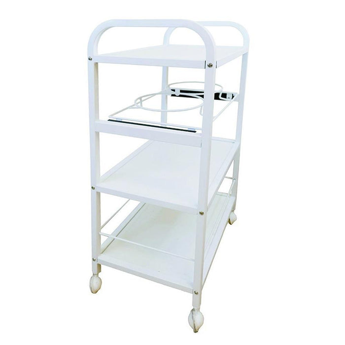 Spa Trolley Cart Four Shelves w/ Two Facial Bowls - SpaSupply