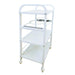 Spa Trolley Cart Four Shelves w/ Two Facial Bowls - SpaSupply