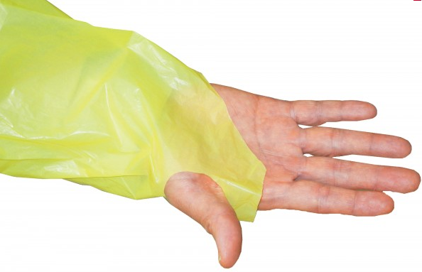 Disposable Gown Cast Polyethylene With Thumb Loops (50/Case)